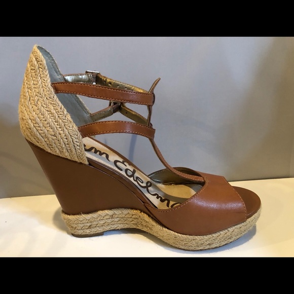 Barely worn espadrilles in cognac leather - Picture 3 of 3